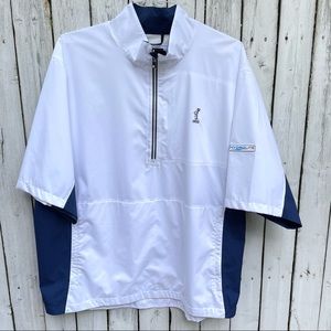 Dryjoys white hydrolite pullover golf shirt XL
